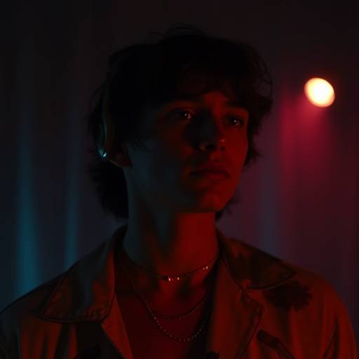 Video musical de un artista emergente de pop