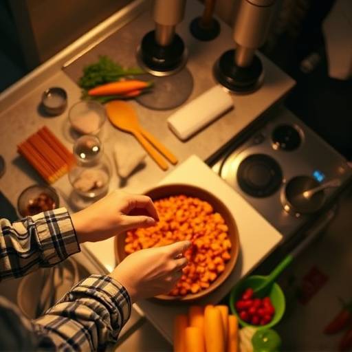 Video tutorial de cocina para un canal de YouTube